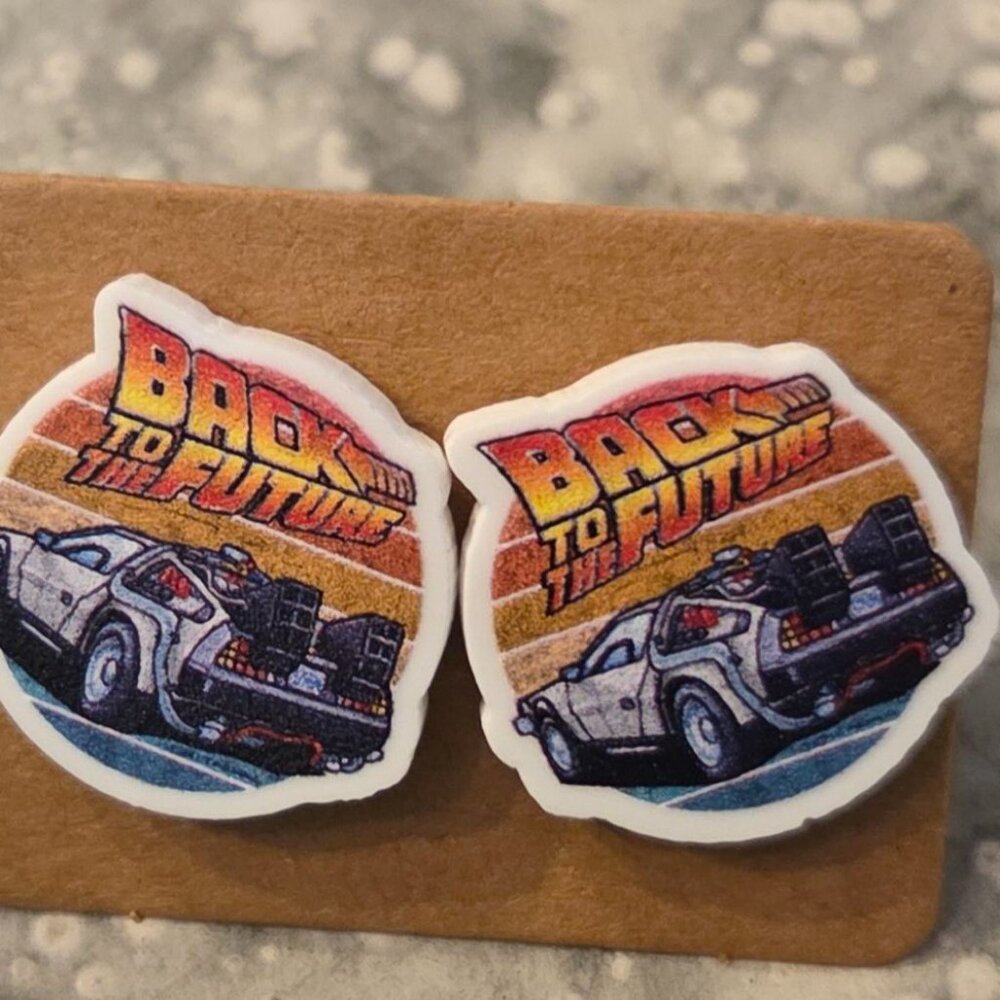 Back to the Future Stud Earrings